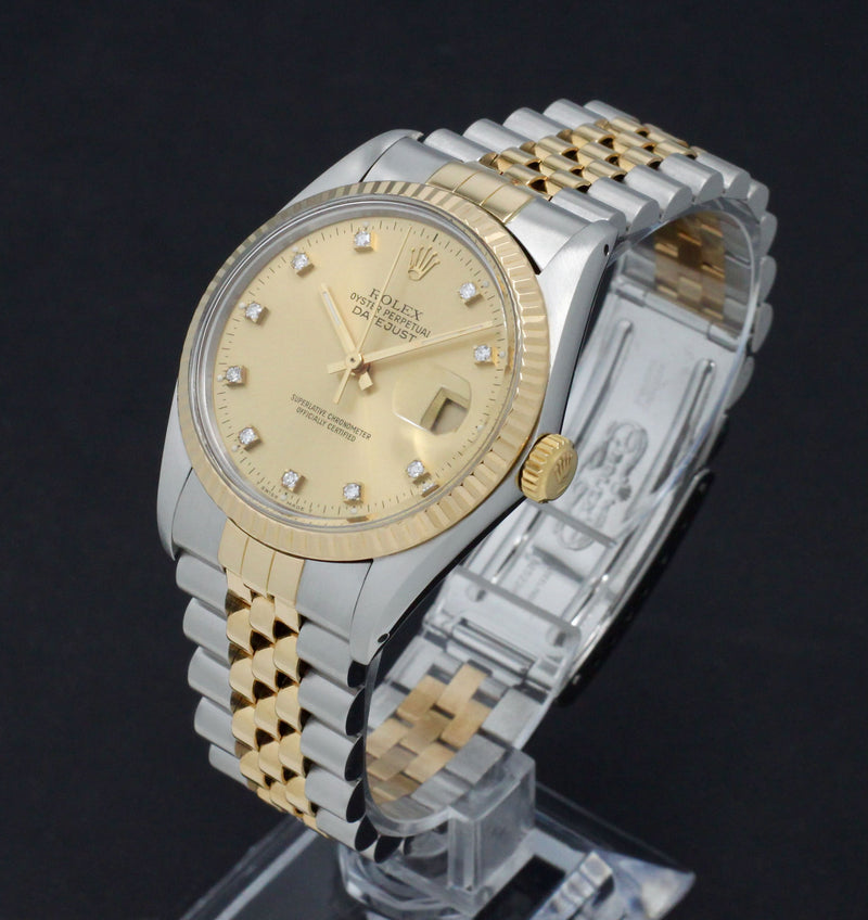 Rolex Datejust 16013G - 1987 - Rolex horloge - Rolex kopen - Rolex heren horloge - Trophies Watches