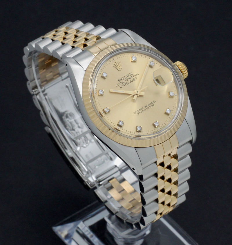 Rolex Datejust 16013G - 1987 - Rolex horloge - Rolex kopen - Rolex heren horloge - Trophies Watches