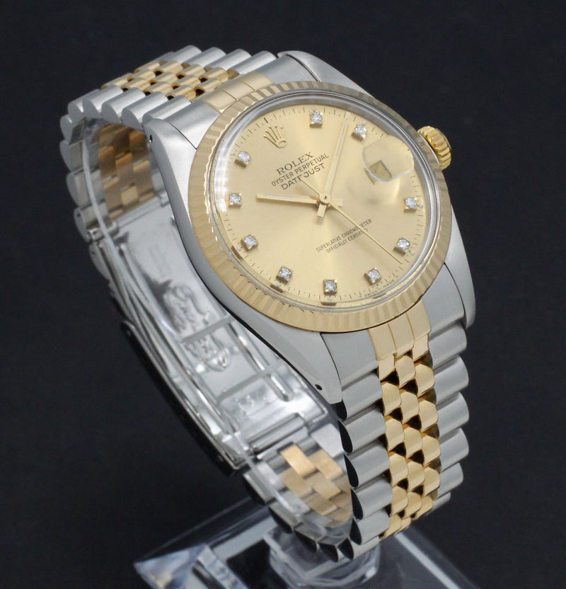 Rolex Datejust 16013G - 1987 - Rolex horloge - Rolex kopen - Rolex heren horloge - Trophies Watches