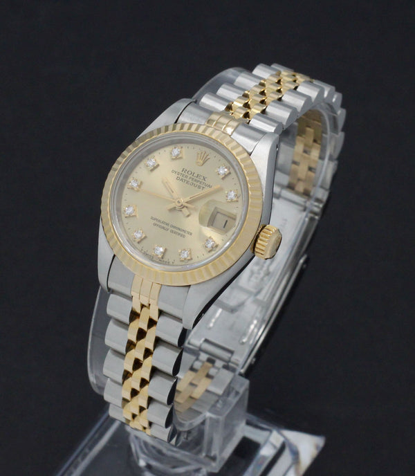 Rolex Lady-Datejust 69173G - 1993 - Rolex horloge - Rolex kopen - Rolex dames horloge - Trophies Watches