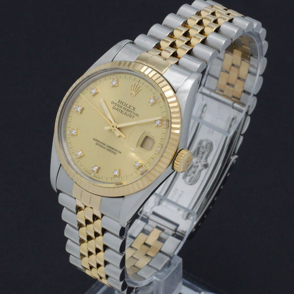 Rolex Datejust 16013G - 1988 - Rolex horloge - Rolex kopen - Rolex heren horloge - Trophies Watches