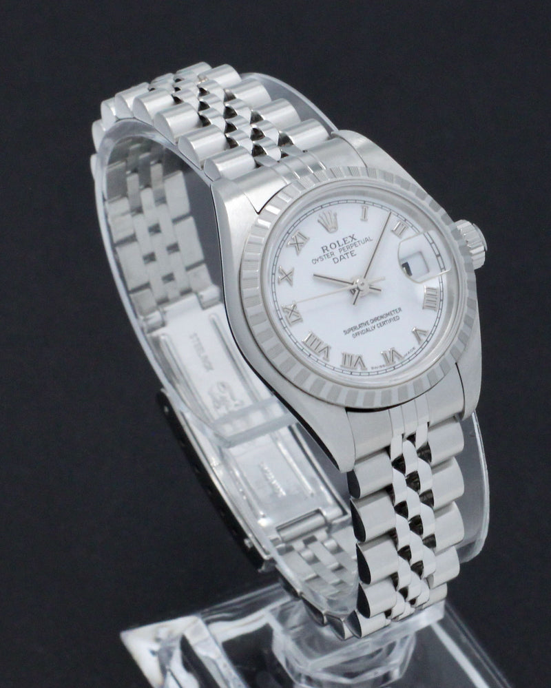 Rolex Oyster Perpetual Lady Date 79240 - 2006 - Rolex horloge - Rolex kopen - Rolex dames horloge - Trophies Watches