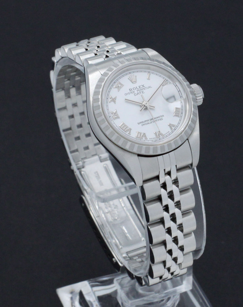 Rolex Oyster Perpetual Lady Date 79240 - 2006 - Rolex horloge - Rolex kopen - Rolex dames horloge - Trophies Watches