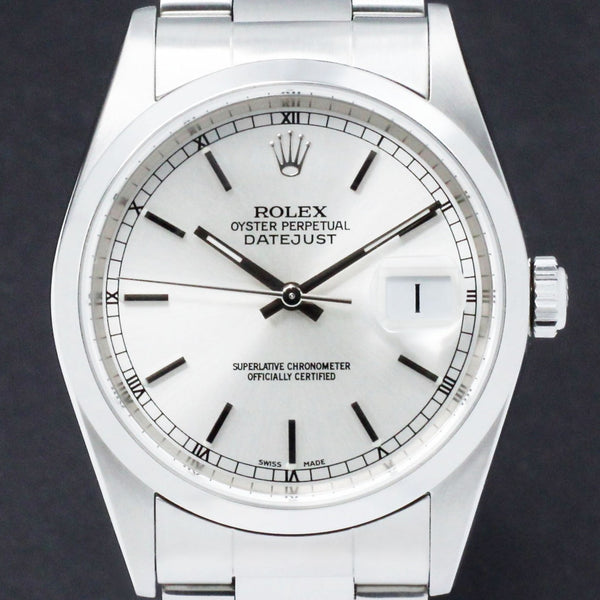 Rolex Datejust 16200 - 2001 - Rolex horloge - Rolex kopen - Rolex heren horloge - Trophies Watches