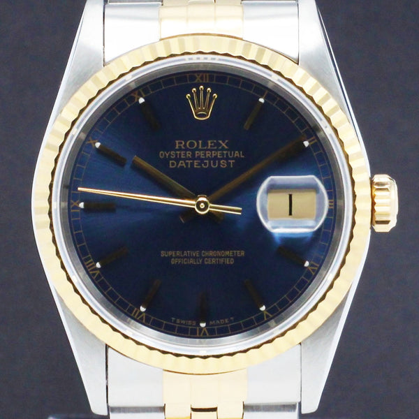 Rolex Datejust 16233 - 1999 - Rolex horloge - Rolex kopen - Rolex heren horloge - Trophies Watches