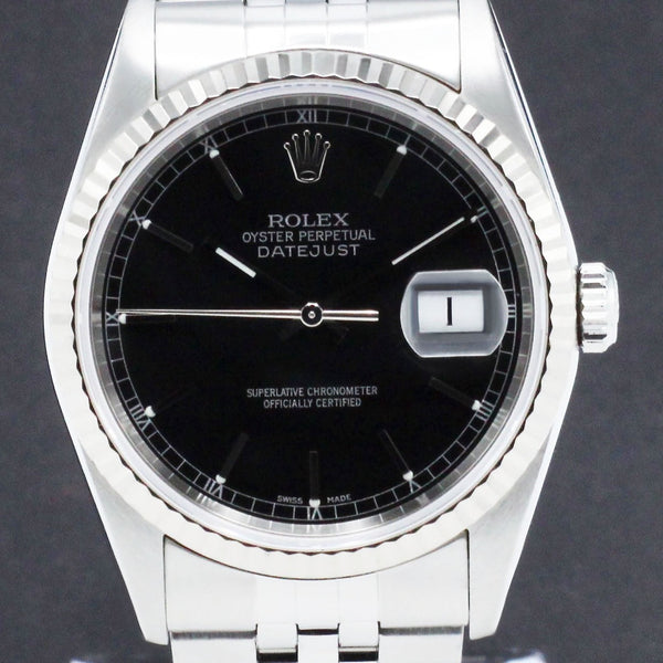 Rolex Datejust 16234 - 2002 - Rolex horloge - Rolex kopen - Rolex heren horloge - Trophies Watches