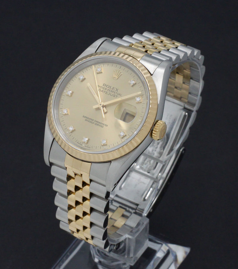 Rolex Datejust 16233G - 1994 - Rolex horloge - Rolex kopen - Rolex heren horloge - Trophies Watches