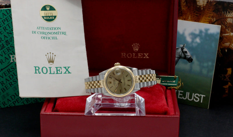 Rolex Lady-Datejust 68273 - 1986 - Rolex horloge - Rolex kopen - Rolex dames horloge - Trophies Watches