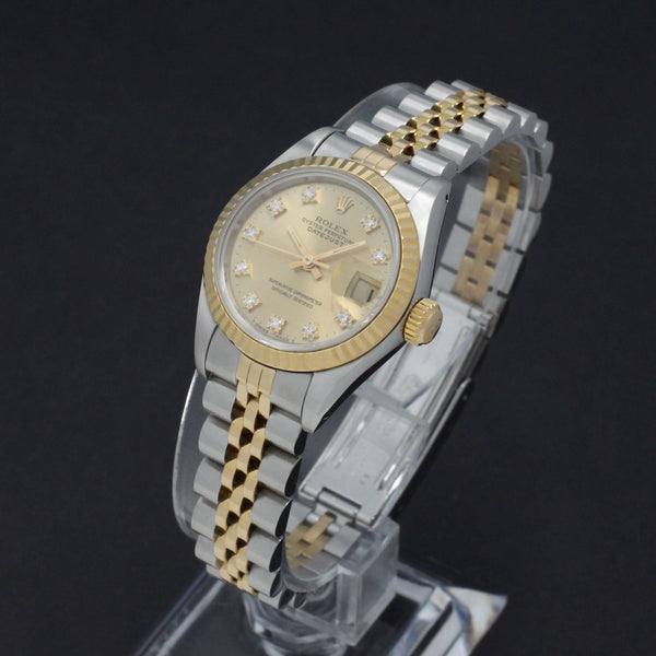 Rolex Lady-Datejust 69173G - 1989 - Rolex horloge - Rolex kopen - Rolex dames horloge - Trophies Watches