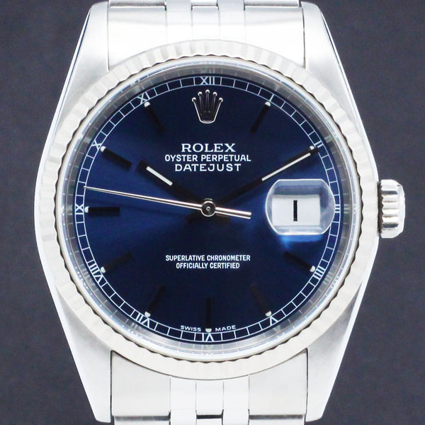 Rolex Datejust 16234 - 1998 - Rolex horloge - Rolex kopen - Rolex heren horloge - Trophies Watches