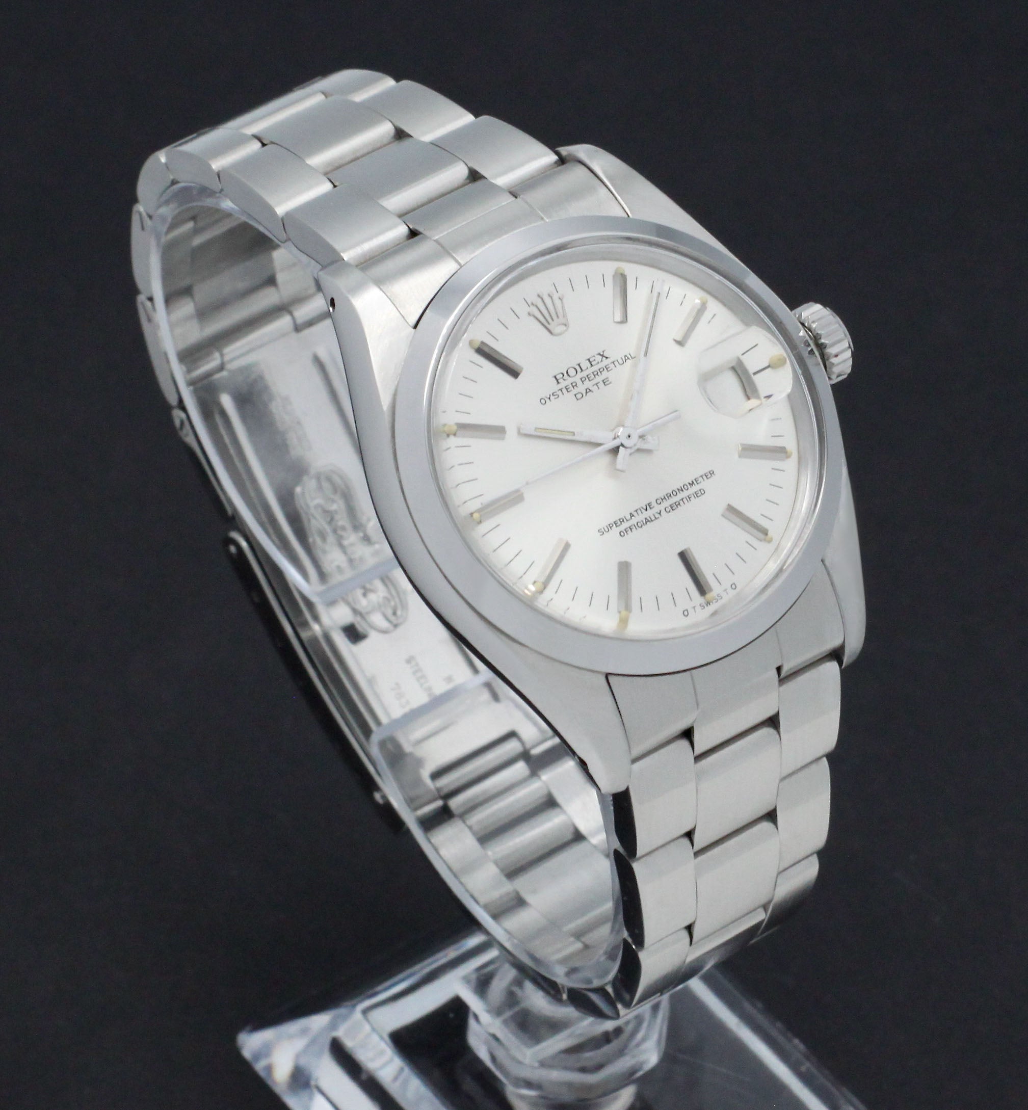Rolex Oyster Perpetual Date 1500 - 1978 - Sigma Dial - Rolex horloge - Rolex kopen - Rolex heren horloge - Trophies Watches