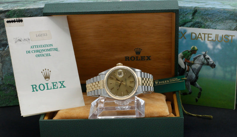 Rolex Datejust 16233 - 1991 - Rolex horloge - Rolex kopen - Rolex heren horloge - Trophies Watches