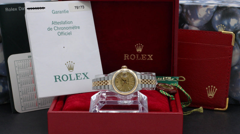 Rolex Lady-Datejust 79173 - 2002 - Rolex horloge - Rolex kopen - Rolex dames horloge - Trophies Watches