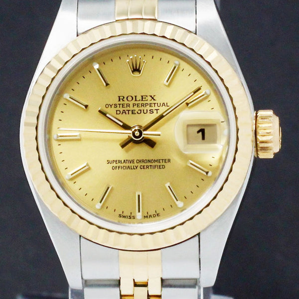 Rolex Lady-Datejust 79173 - 2002 - Rolex horloge - Rolex kopen - Rolex dames horloge - Trophies Watches