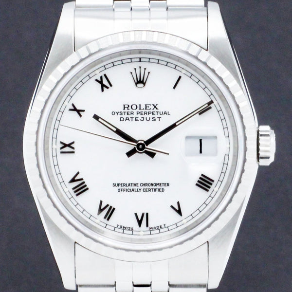 Rolex Datejust 16220 - 1996 - Rolex horloge - Rolex kopen - Rolex heren horloge - Trophies Watches