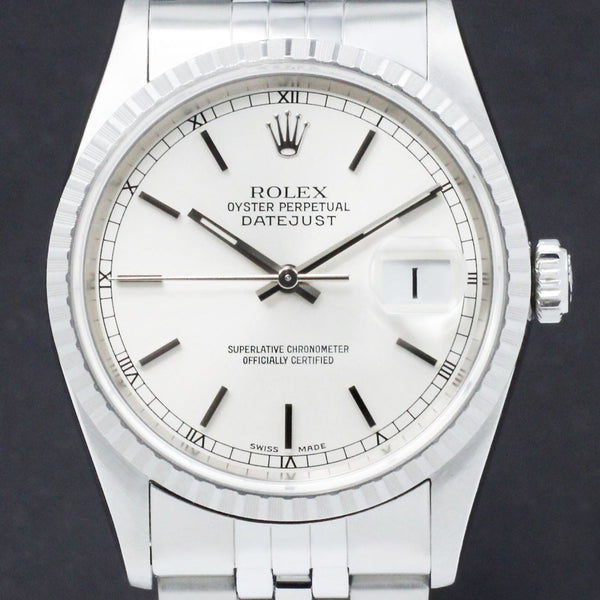 Rolex Datejust 16220 - 1996 - Rolex horloge - Rolex kopen - Rolex heren horloge - Trophies Watches