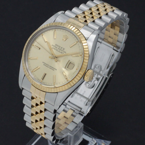 Rolex Datejust 16013 - 1986 - Rolex horloge - Rolex kopen - Rolex heren horloge - Trophies Watches