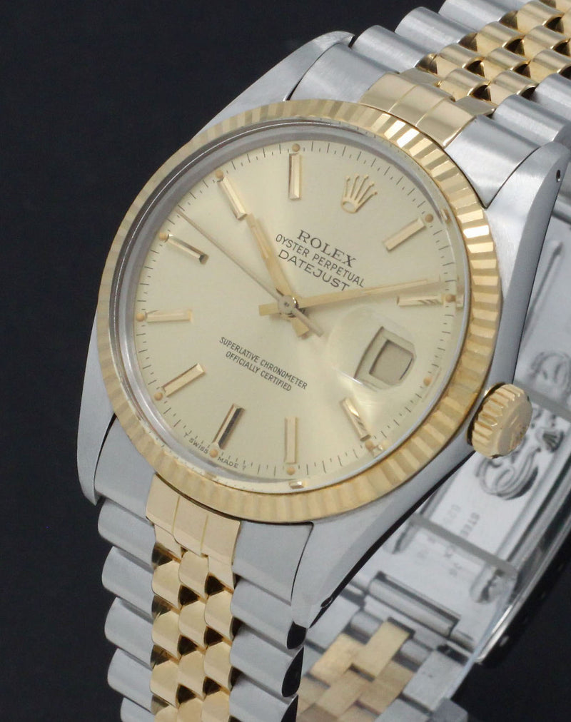 Rolex Datejust 16013 - 1986 - Rolex horloge - Rolex kopen - Rolex heren horloge - Trophies Watches