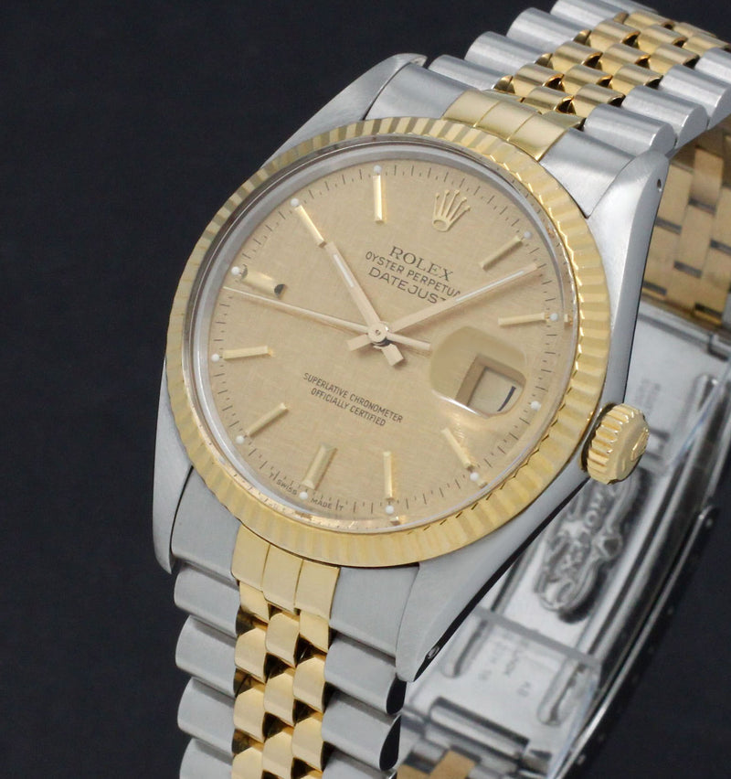 Rolex Datejust 16013 - 1987 - Rolex horloge - Rolex kopen - Rolex heren horloge - Trophies Watches