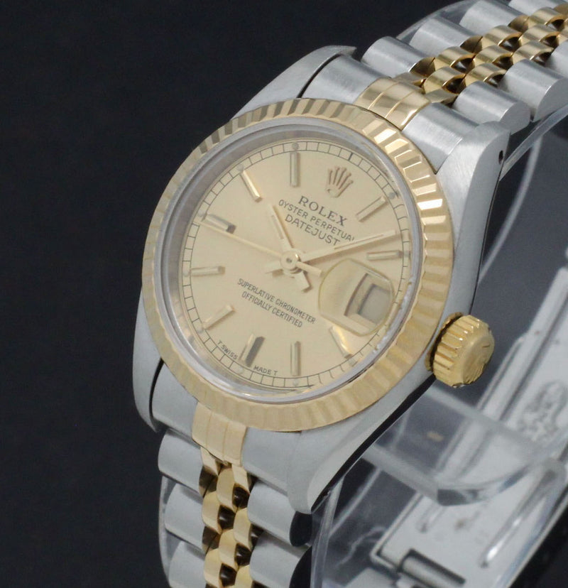 Rolex Lady-Datejust 69173 - 1994 - Rolex horloge - Rolex kopen - Rolex dames horloge - Trophies Watches