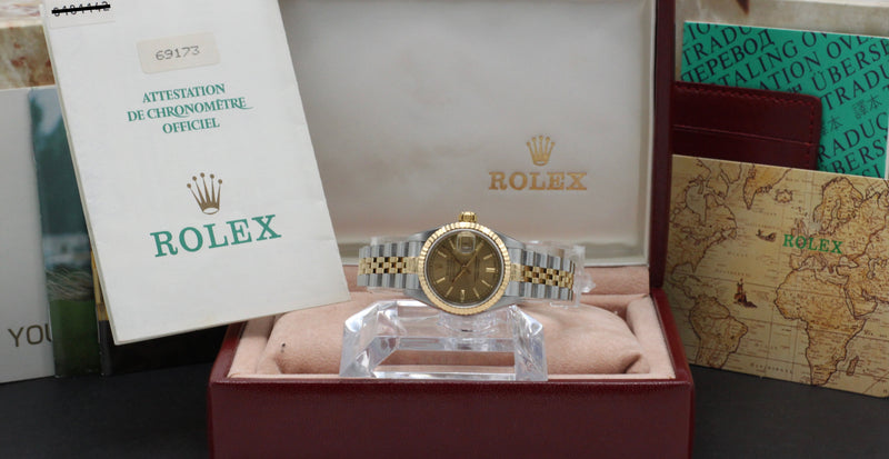 Rolex Lady-Datejust 69173 - 1994 - Rolex horloge - Rolex kopen - Rolex dames horloge - Trophies Watches