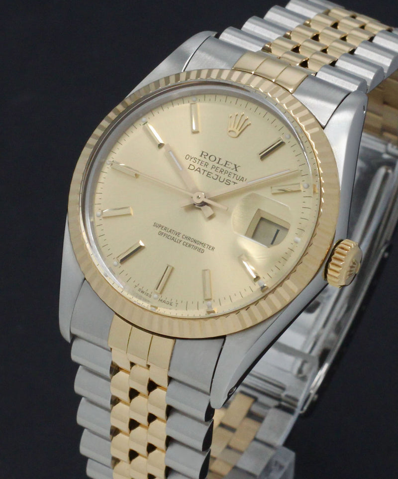 Rolex Datejust 16013 - 1987 - Rolex horloge - Rolex kopen - Rolex heren horloge - Trophies Watches