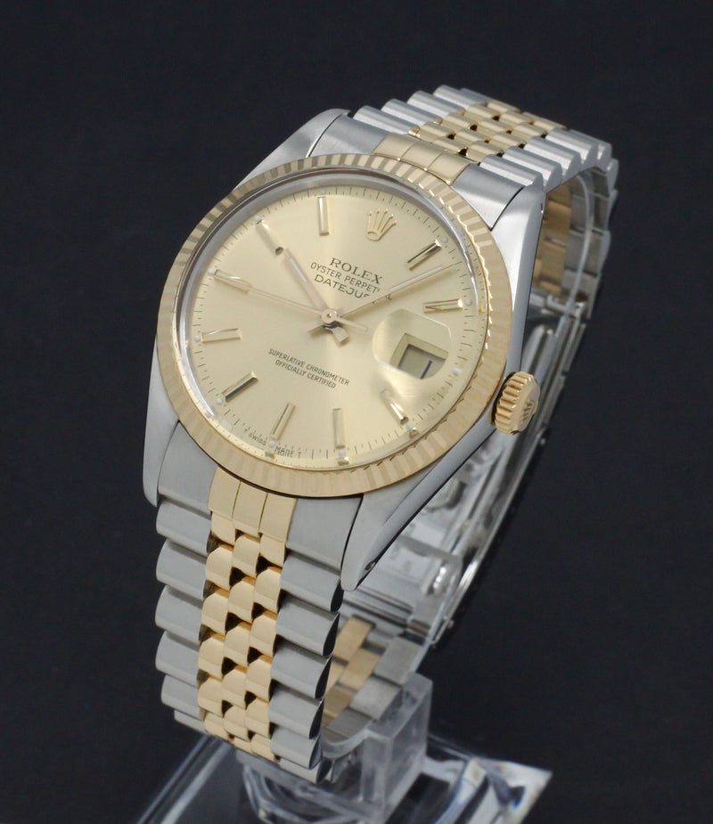 Rolex Datejust 16013 - 1987 - Rolex horloge - Rolex kopen - Rolex heren horloge - Trophies Watches