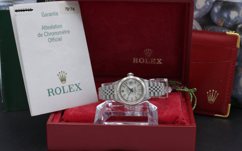 Rolex Oyster Perpetual Lady Datejust 79174 - 2004 - Rolex horloge - Rolex kopen - Rolex dames horloge - Trophies Watches