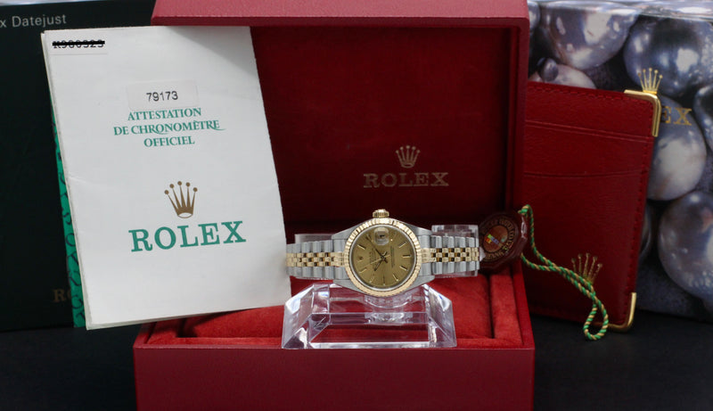 Rolex Lady-Datejust 79173 - 2001 - Rolex horloge - Rolex kopen - Rolex dames horloge - Trophies Watches