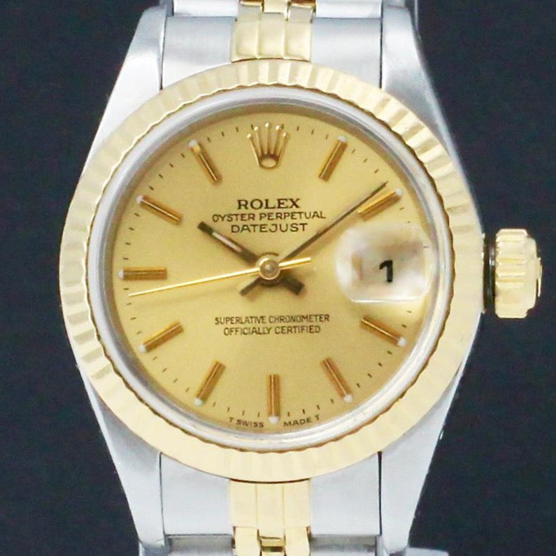 Rolex Lady-Datejust 69173 - 1991 - Rolex horloge - Rolex kopen - Rolex dames horloge - Trophies Watches