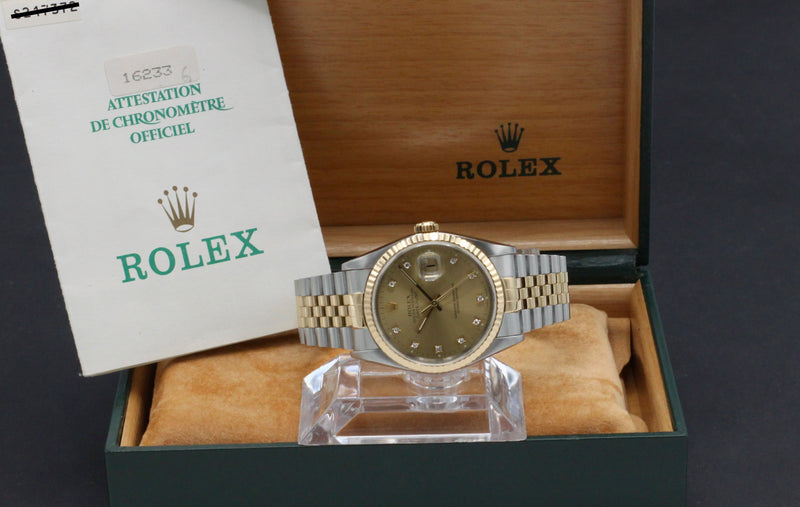 Rolex Datejust 16233G - 1994 - Rolex horloge - Rolex kopen - Rolex heren horloge - Trophies Watches