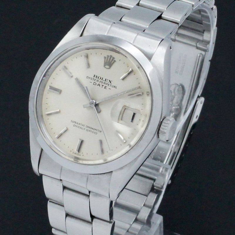 Rolex Oyster Perpetual Date 1500 - 1971 - Rolex horloge - Rolex kopen - Rolex heren horloge - Trophies Watches