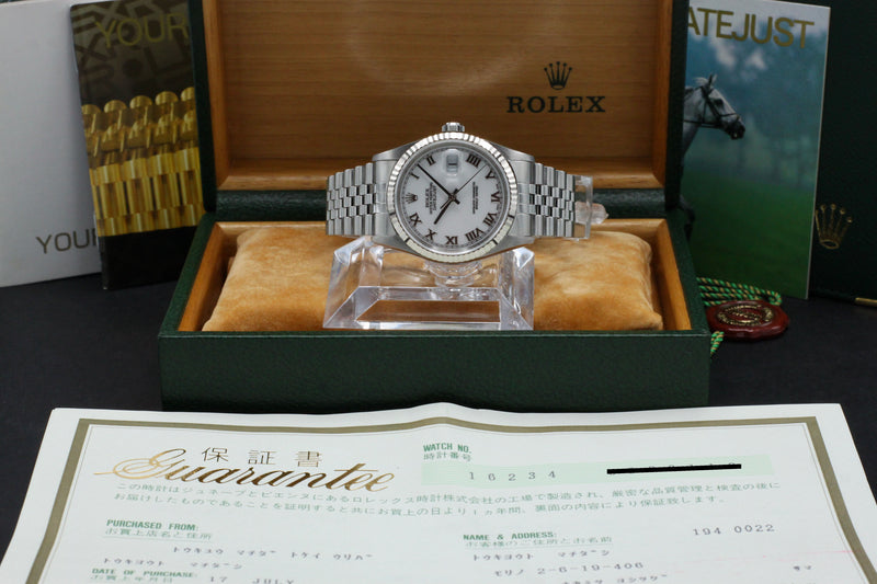 Rolex Datejust 16234 - 2000 - Rolex horloge - Rolex kopen - Rolex heren horloge - Trophies Watches