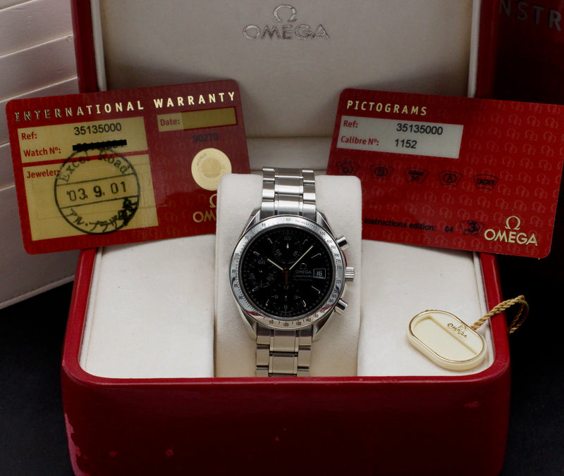 Omega Speedmaster 3513.50.00 - 2001 - Omega horloge - Omega kopen - Omega heren horloge - Trophies Watches