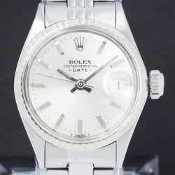 Rolex Oyster Perpetual Lady Date 6517 - 1970 - Rolex horloge - Rolex kopen - Rolex dames horloge - Trophies Watches