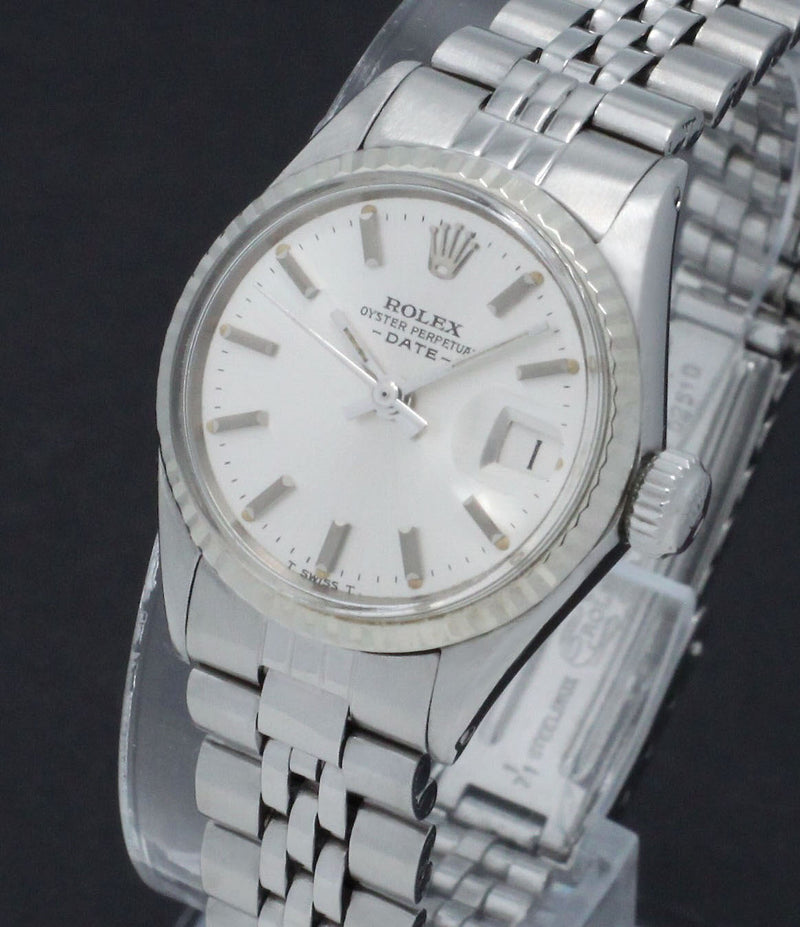 Rolex Oyster Perpetual Lady Date 6517 - 1970 - Rolex horloge - Rolex kopen - Rolex dames horloge - Trophies Watches