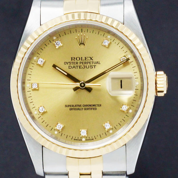 Rolex Datejust 16233G - 1995 - Rolex horloge - Rolex kopen - Rolex heren horloge - Trophies Watches