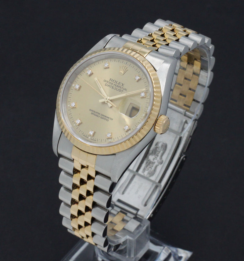 Rolex Datejust 16233G - 1995 - Rolex horloge - Rolex kopen - Rolex heren horloge - Trophies Watches