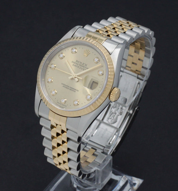 Rolex Datejust 16233G - 1992 - Rolex horloge - Rolex kopen - Rolex heren horloge - Trophies Watches