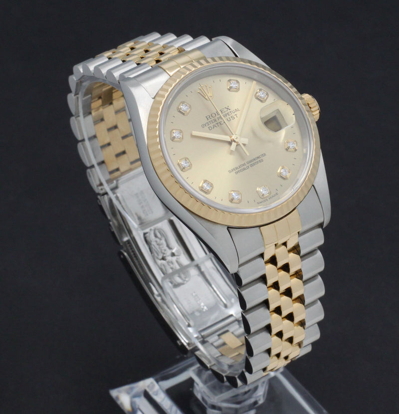 Rolex Datejust 16233G - 1992 - Rolex horloge - Rolex kopen - Rolex heren horloge - Trophies Watches