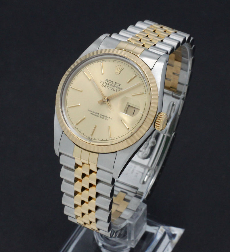 Rolex Datejust 16013 - 1987 - Rolex horloge - Rolex kopen - Rolex heren horloge - Trophies Watches