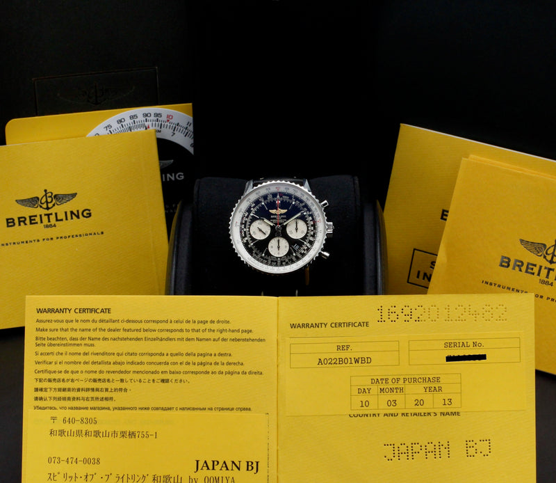 Breitling Navitimer 01 AB0120 - 2013 - Breitling horloge - Breitling kopen - Breitling heren horloge - Trophies Watches
