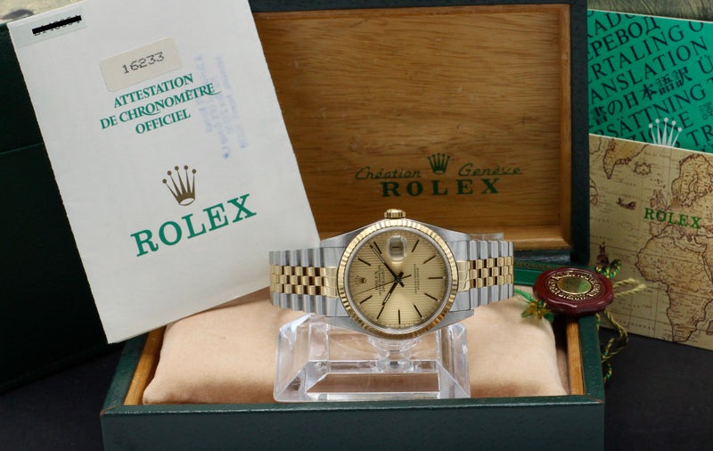 Rolex Datejust 16233 - 1990 - Rolex horloge - Rolex kopen - Rolex heren horloge - Trophies Watches