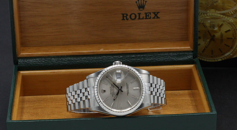 Rolex Datejust 16220 - 1991 - Rolex horloge - Rolex kopen - Rolex heren horloge - Trophies Watches