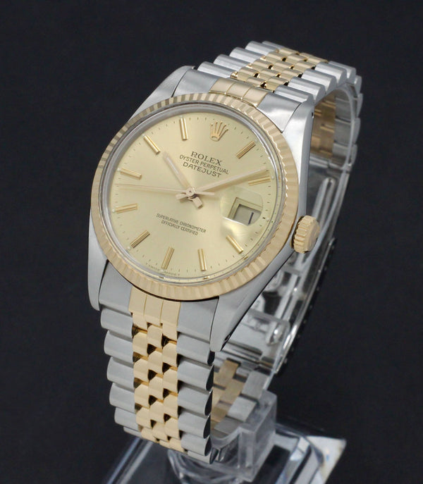 Rolex Datejust 16013 - 1988 - Rolex horloge - Rolex kopen - Rolex heren horloge - Trophies Watches