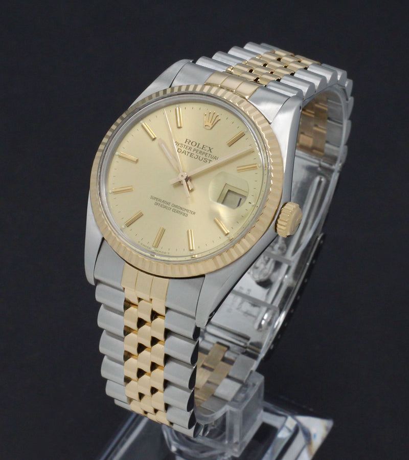 Rolex Datejust 16013 - 1988 - Rolex horloge - Rolex kopen - Rolex heren horloge - Trophies Watches