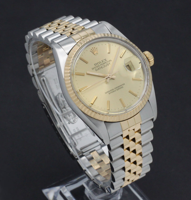 Rolex Datejust 16013 - 1988 - Rolex horloge - Rolex kopen - Rolex heren horloge - Trophies Watches