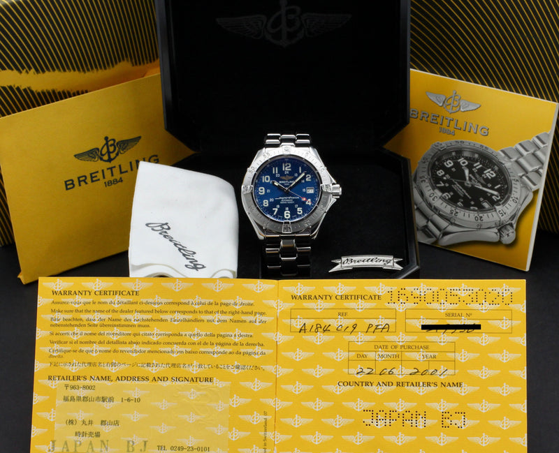 Breitling Superocean A17340 - 2001 - Breitling horloge - Breitling kopen - Breitling heren horloge - Trophies Watches