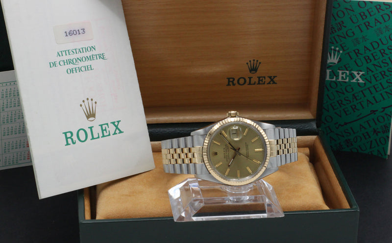 Rolex Datejust 16013 - 1988 - Rolex horloge - Rolex kopen - Rolex heren horloge - Trophies Watches