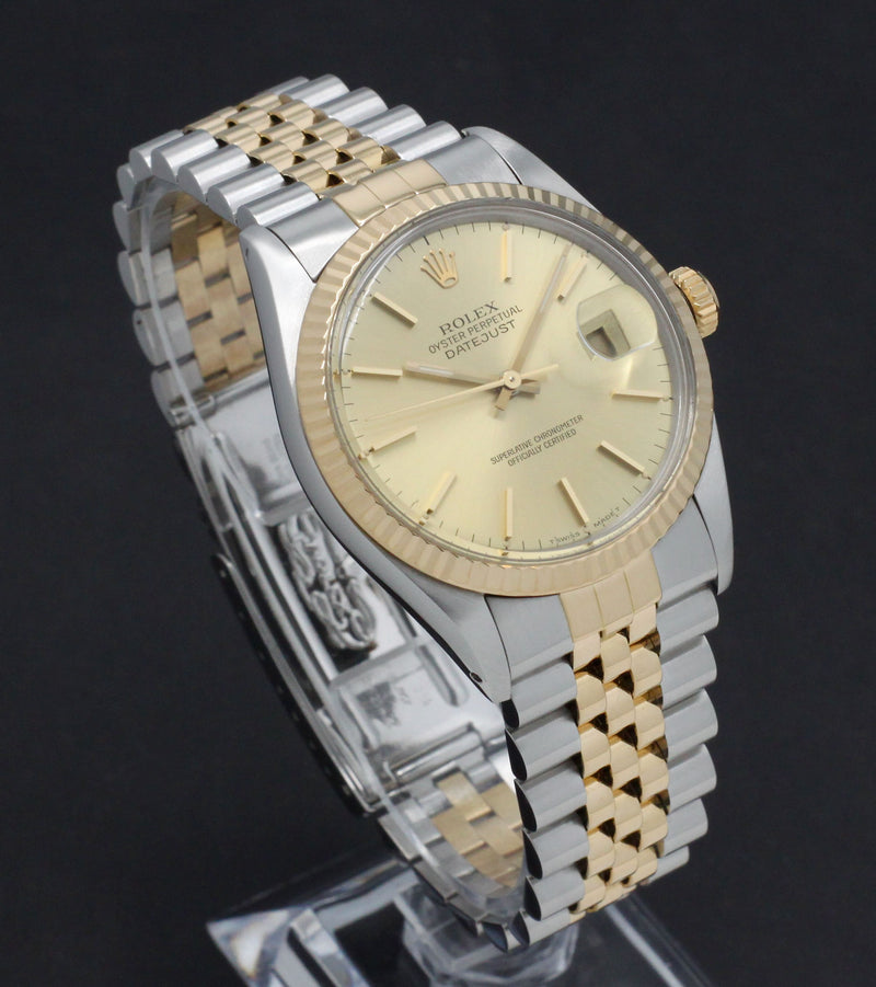 Rolex Datejust 16013 - 1987 - Rolex horloge - Rolex kopen - Rolex heren horloge - Trophies Watches